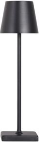 Classy Living 2-Piece Eclipse Aura I Matte Black Accent Lamp Set-0