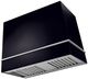 La Cornue Loge Series 44" Gloss Black Wall Mounted Range Hood with Satin Chrome Trim-0