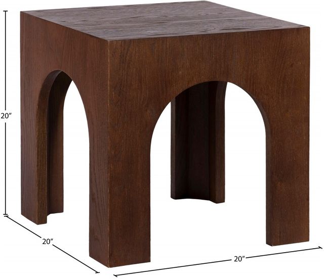 Meridian Furniture Arch Brown End Table-3