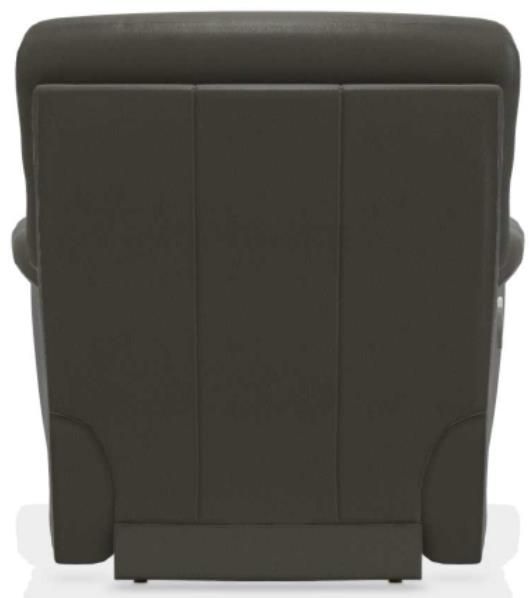 La-Z-Boy® James Charcoal Leather Power Rocking Recliner with Headrest and Lumbar-3