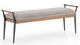 Magnolia Home by Joanna Gaines Danielle Black/Gray Bench-0