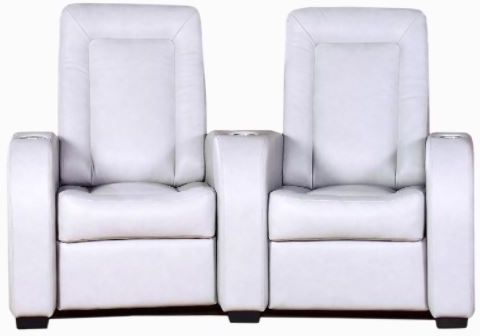 Jaymar 2 Piece Hugo Gray Gr. 20 Home Theater Loveseat Sectional