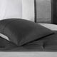 Olliix by Madison Park Palisades Black California King Seven Piece Faux Suede Comforter Set-4