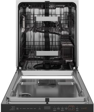 Front view of the Cafe™ 24" Fingerprint Resistant Stainless Steel Top Control Built In Dishwasher