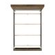 Elements International Bailey Walnut Twin Panel Bed-4