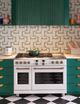 Café™ 48" Matte White Pro Style Dual Fuel Range with 6 Burners and Griddle-1