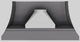 Vent-A-Hood® Designer Series 60" Gunsmoke Wall Mounted Range Hood-3