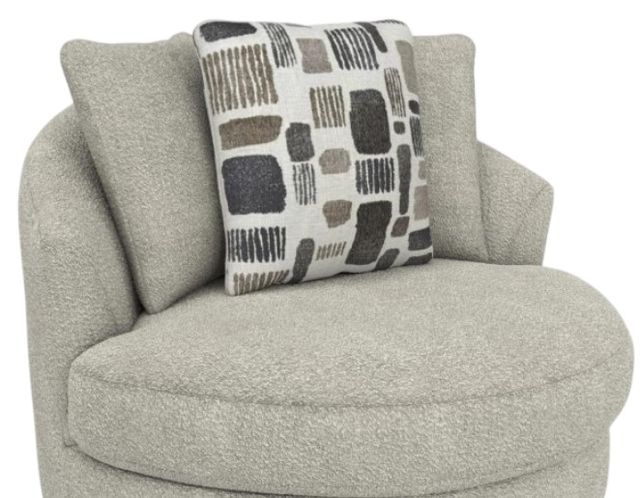 Corinthian Furniture Pompei Pearl 46" Accent Chair-1