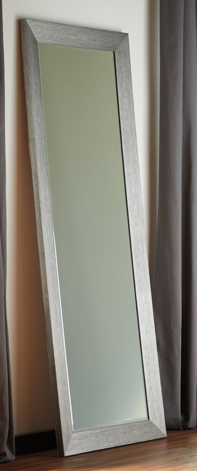 Signature Design by Ashley® Duka Silver Floor Mirror-1