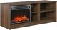 Ameriwood Home Noble Walnut 55" Electric Fireplace Media Console-3