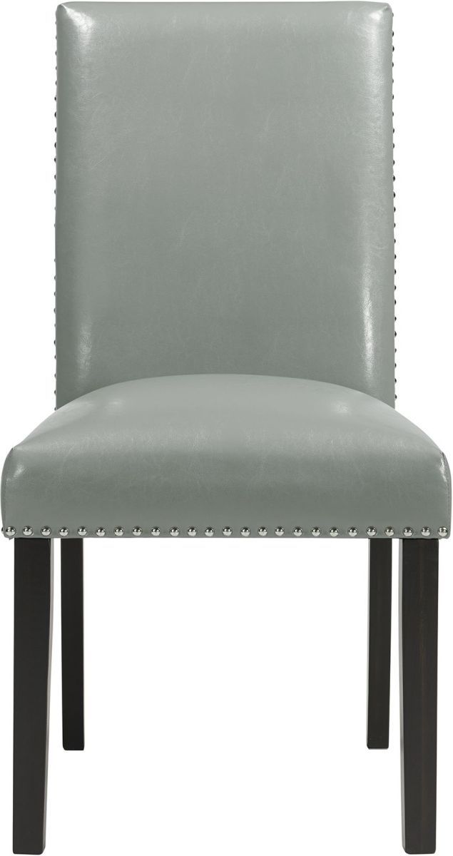 Elements International Meridian Gray Side Chair-1
