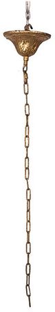 A & B Home Gold Classic Vintage Six-Light Chandelier-1