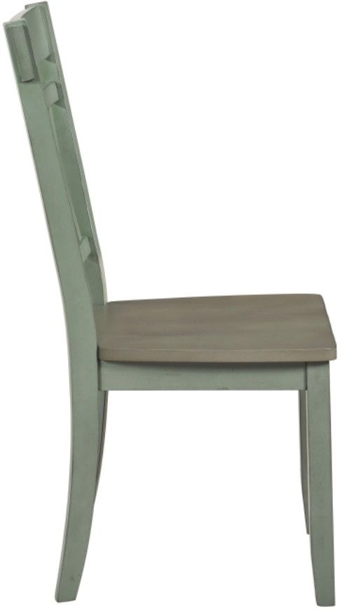Homelegance® Ogden Brown/Green Dining Side Chair-4