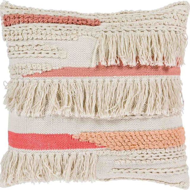 Surya Merdo Pale Pink 20"x20" Pillow Shell with Down Insert-0