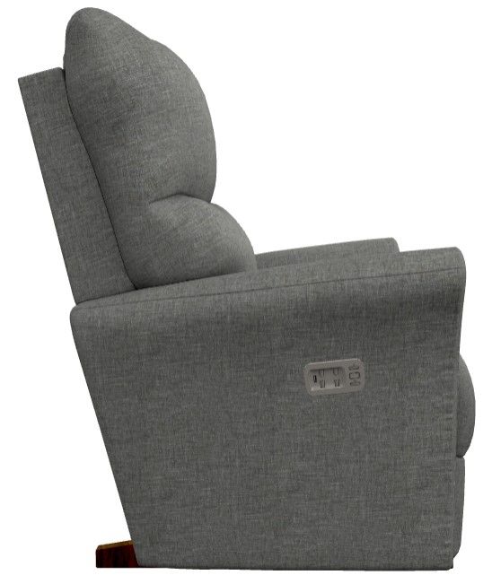 La-Z-Boy® Rowan Charcoal Power Rocking Recliner with Headrest and Lumbar-2