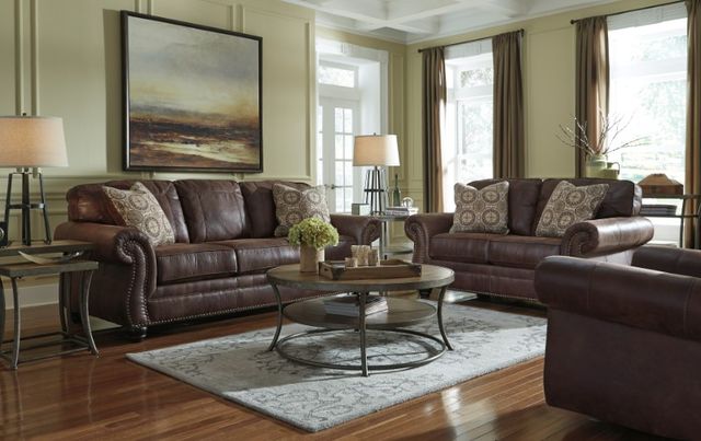 Benchcraft® Breville 2-Piece Espresso Living Room Seating Set-3