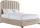 Elements International Harper Sand King Upholstered Storage Bed-0