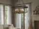 Cal® Lighting & Accessories Angelo Dark Brown/Dark Yellow Chandelier-2