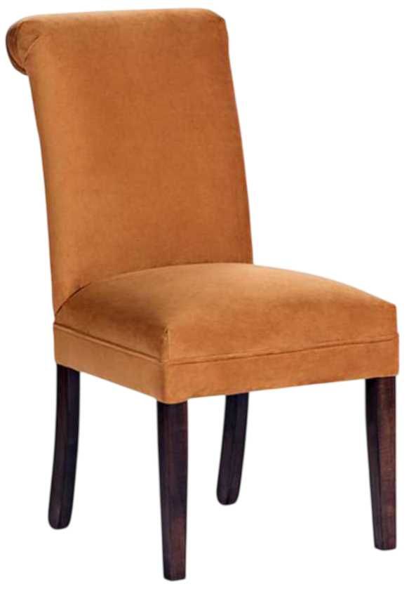 Marshfield Furniture Lauren Brown/Orange Dining Chair-0