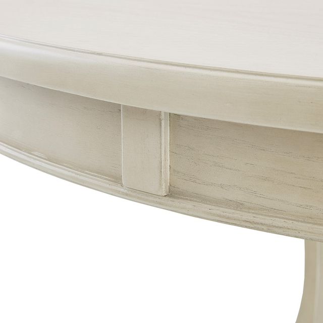 Olliix by Madison Park Signature Antique Cream Helena Round Dining Table-1