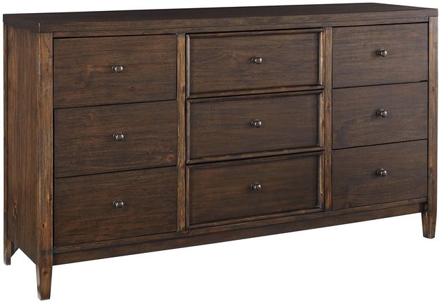 Signature Design by Ashley® Kisper 5-Piece Brown King/California King Panel Headboard Bed Set-2