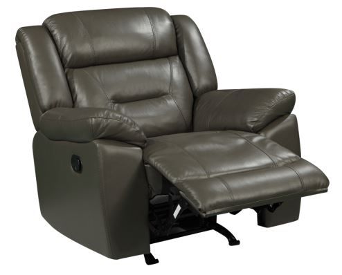 New Classic® Home Furnishings Sebastian Gray Rocker Recliner-0