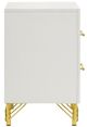 Coaster® Lucia White 2-Drawer Nightstand-3