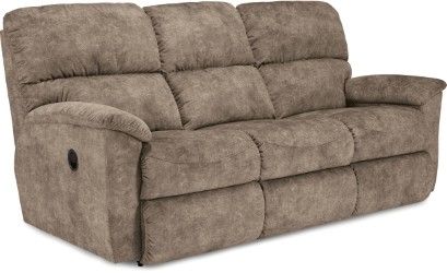 La-Z-Boy® Brooks Mushroom Manual Reclining Sofa-0