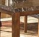 Allwood Furniture Group #121 Faux Brown Marble Dining Table Set-1