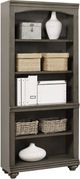 aspenhome® Oxford Peppercorn Open Bookcase-0