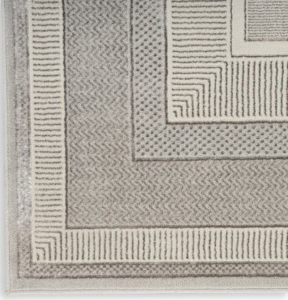 Nourison Home™ Glitz Silver 5'x7' Area Rug-3