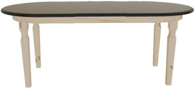 Mavin Customizable 60" Oval Extendable Dining Table with 18" Leaf-1