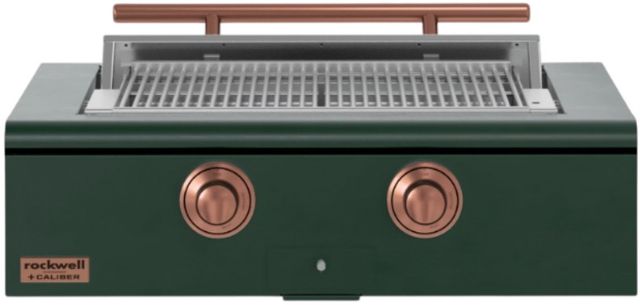 Caliber™ Rockwell 2-Burner Emerald Built-In Natural Gas Grill with Copper Hardware-0