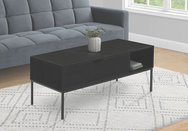 Monarch Specialties Inc. Black 42" Lift-Top Coffee Table-2