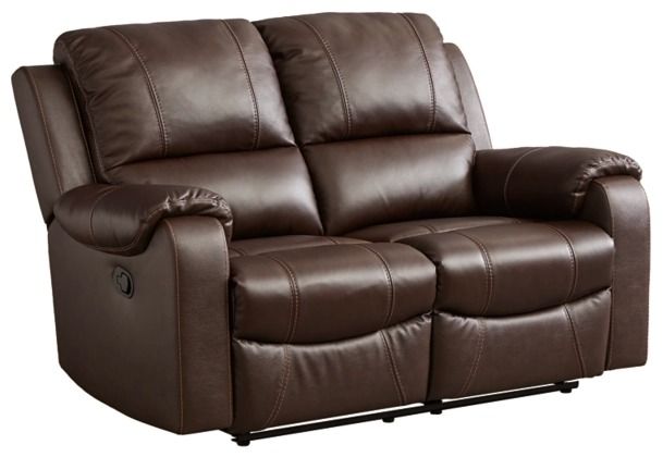 Signature Design by Ashley® Grixdale Brown Reclining Loveseat-0