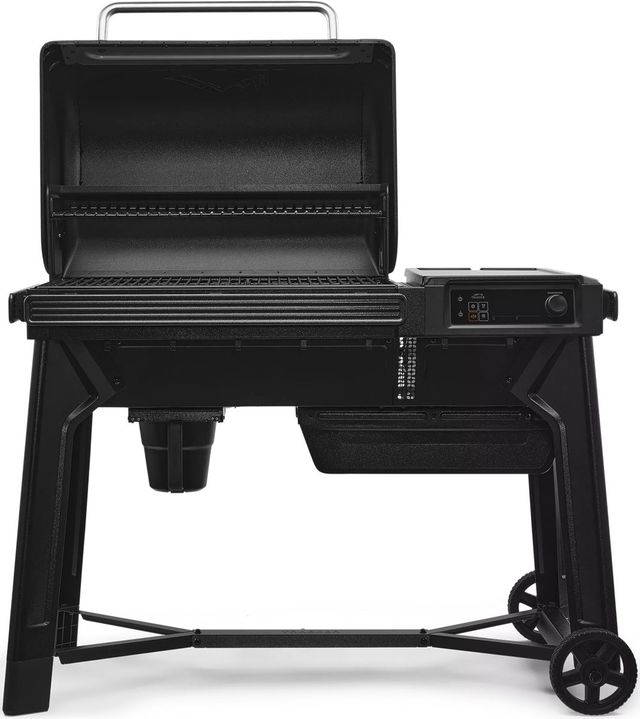 Traeger® Woodridge™ 50" Black Freestanding Wood Pellet Grill-1