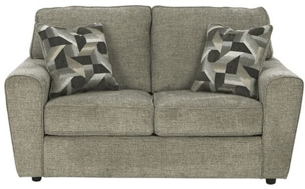 Signature Design by Ashley® Cascilla Pewter Loveseat-1