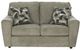 Signature Design by Ashley® Cascilla Pewter Loveseat-1