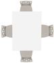 Powell® Maui 5-Piece Gray/White Dining Set-2