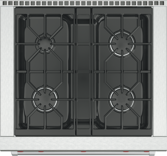 Wolf® 30" Stainless Steel Pro Style Liquid Propane Gas Range-2