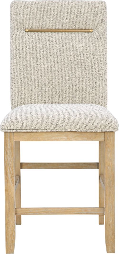 Signature Design by Ashley® Lasinger Light Brown Upholstered Bar Stool-2