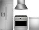 Monogram® 4 Piece Stainless Steel Gas Kitchen Package-0