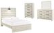 Signature Design by Ashley® Cambeck 3-Piece Whitewash Full Panel Bed Set-0