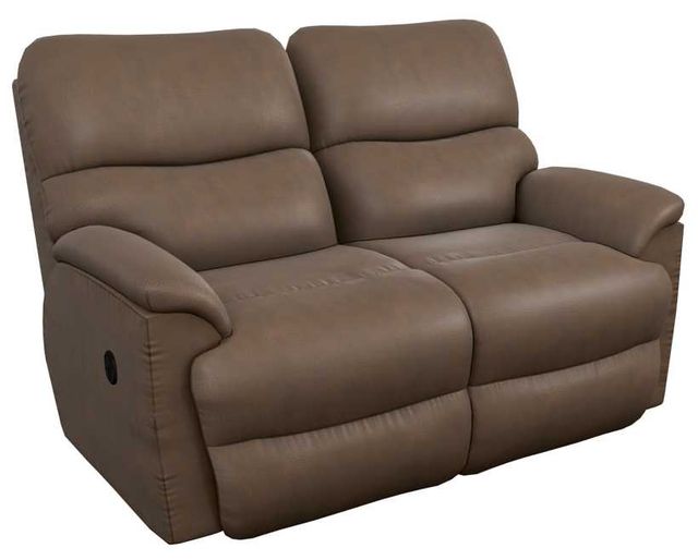 La-Z-Boy® Trouper Whiskey Manual Reclining Loveseat-0