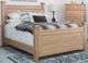 Mako Wood Furniture Natalie Antique Double Panel Bed-0