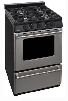 Premier Pro Series 24" Stainless Steel Freestanding Gas Range-0