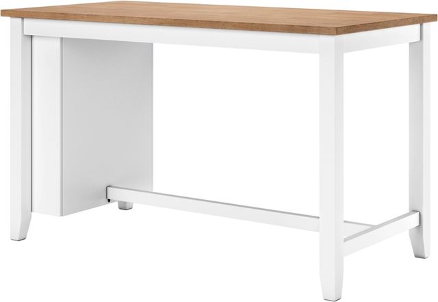 Signature Design by Ashley® Gesthaven 3-Piece Natural/White Counter Height Dining Table Set-1