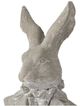 A & B Home Gray Cement Rabbit Bust Accent Figurines-3
