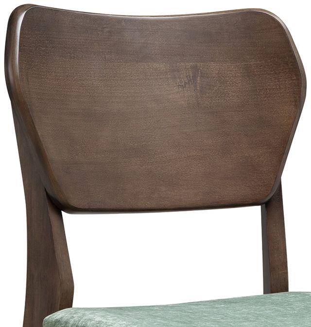 Intercon West End Saddle/Sage Green Curved Panel Side Chair-1