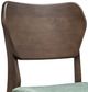 Intercon West End Saddle/Sage Green Curved Panel Side Chair-1